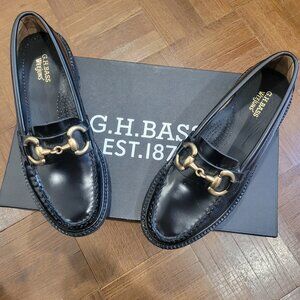 G.H.Bass Lianna Platform Loafer Black 5.5